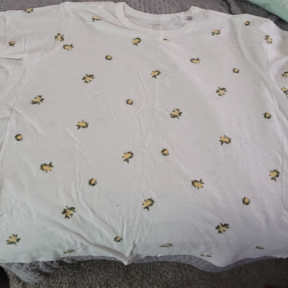 A white shirt with lemons